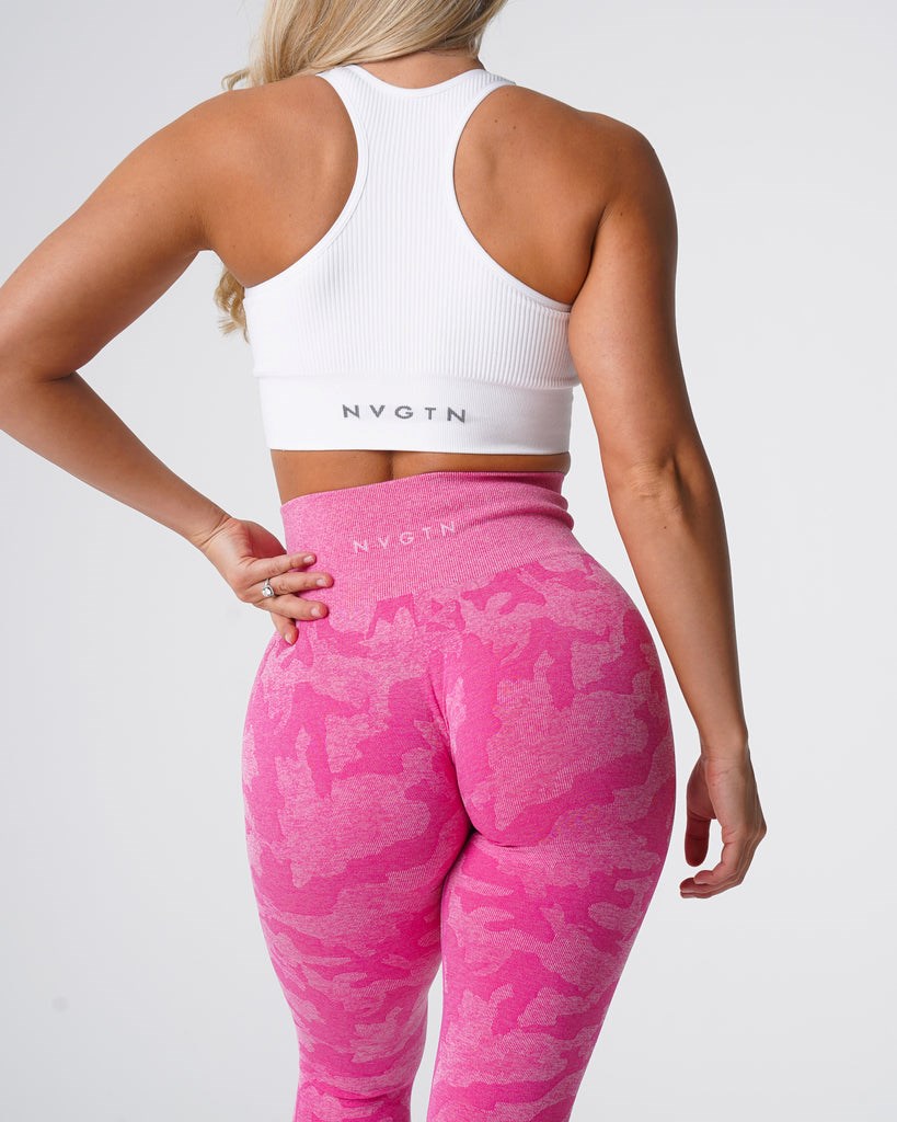 NVGTN Camo Seamless Leggings Rosas | 84609QVIN