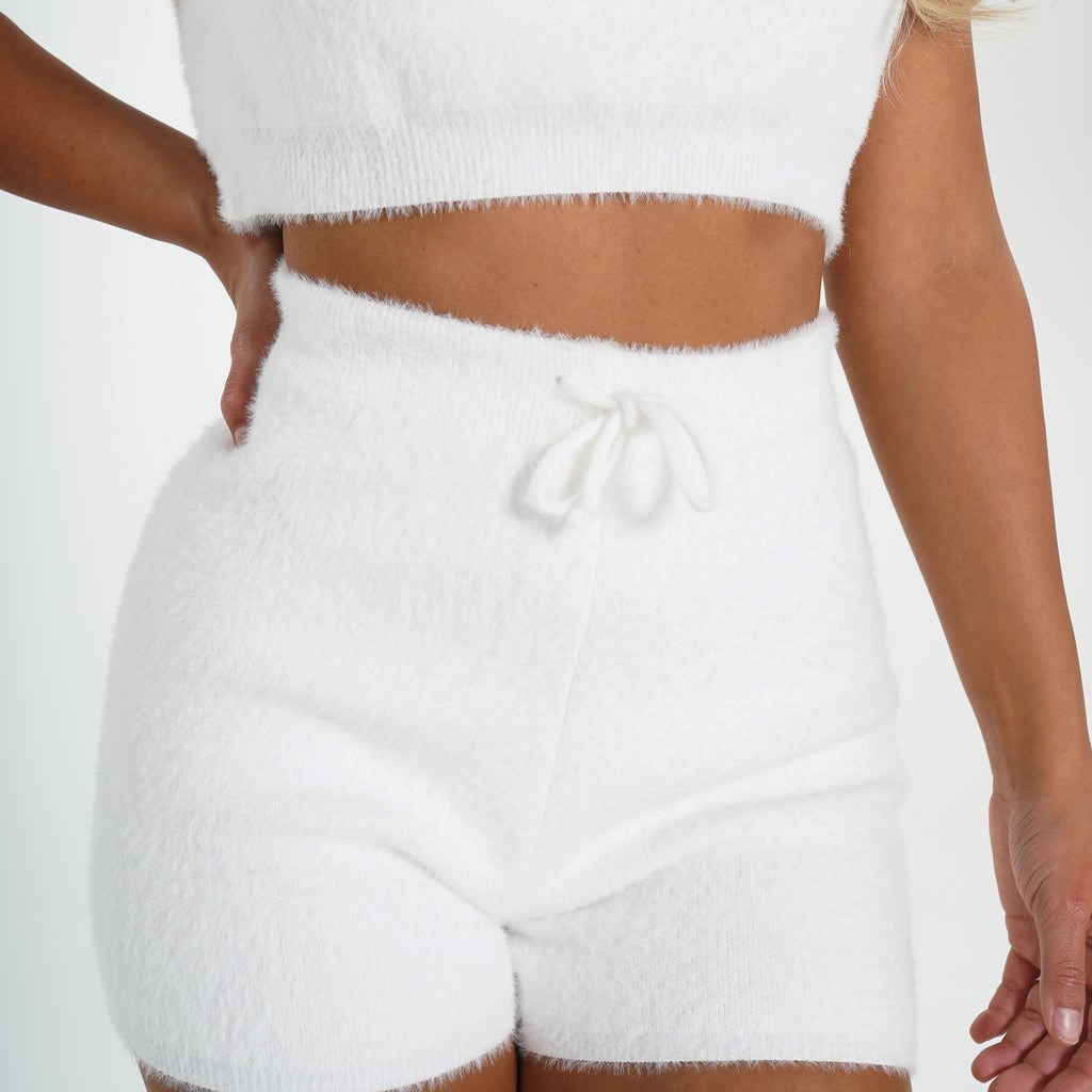 NVGTN Casuales Cutie Lounge Shorts Blancos | 32169RUTS