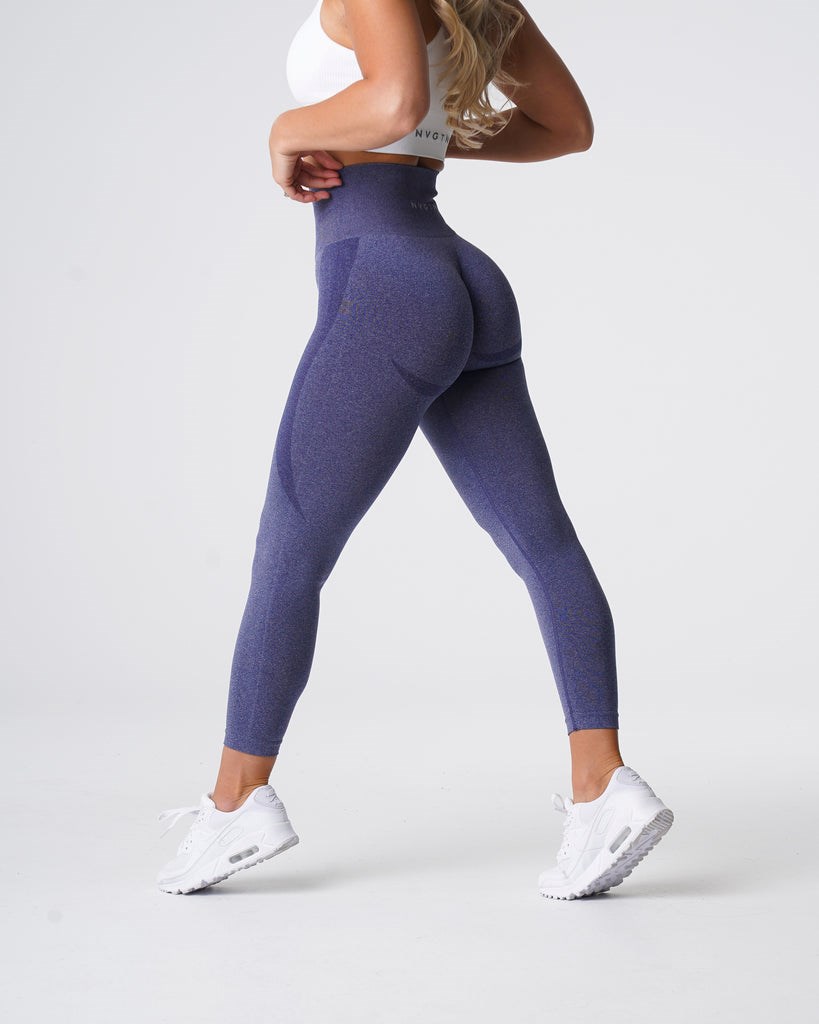 NVGTN Contour Seamless Leggings Azules | 03672CEBG