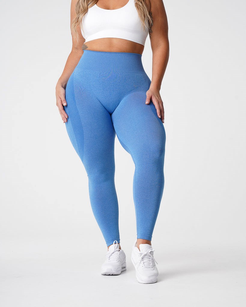 NVGTN Contour Seamless Leggings Azules | 65839CVMY