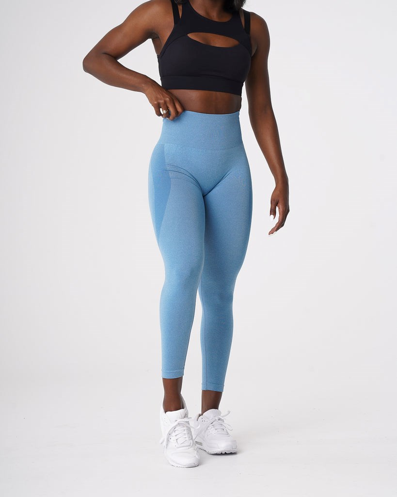 NVGTN Contour Seamless Leggings Azules | 69542DSAY