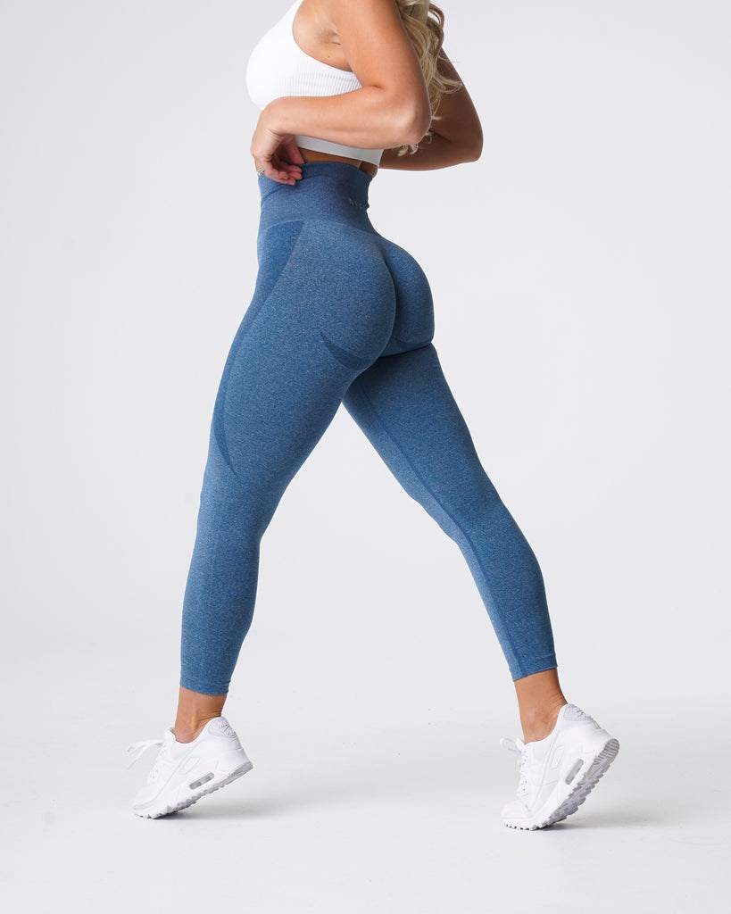 NVGTN Contour Seamless Leggings Azules | 90163UKDW