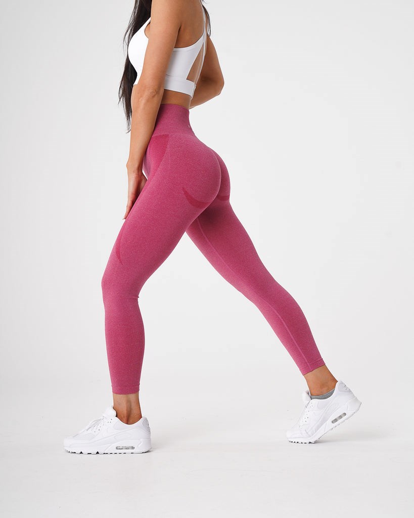 NVGTN Contour Seamless Leggings Crimson | 46753TMBK