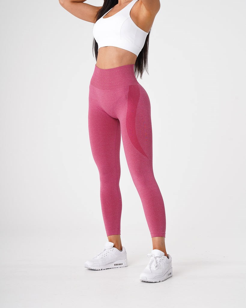 NVGTN Contour Seamless Leggings Crimson | 46753TMBK