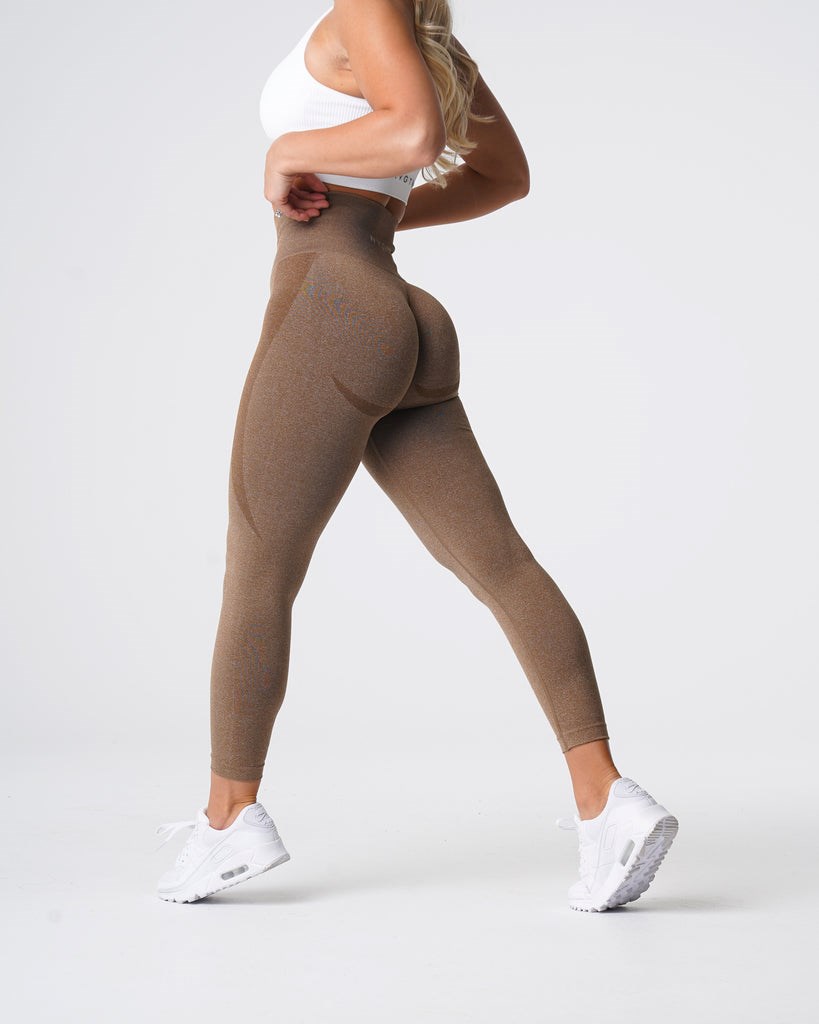 NVGTN Contour Seamless Leggings Mocha | 93785XELD