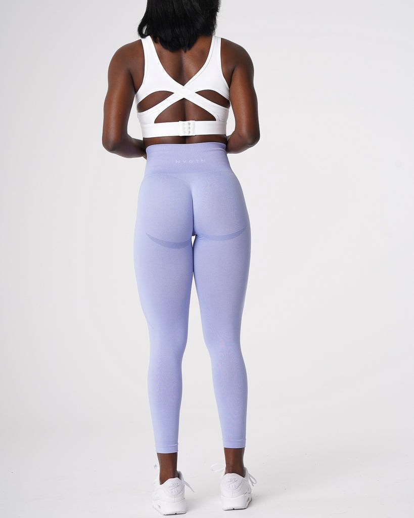 NVGTN Contour Seamless Leggings Periwinkle | 70956QDRT