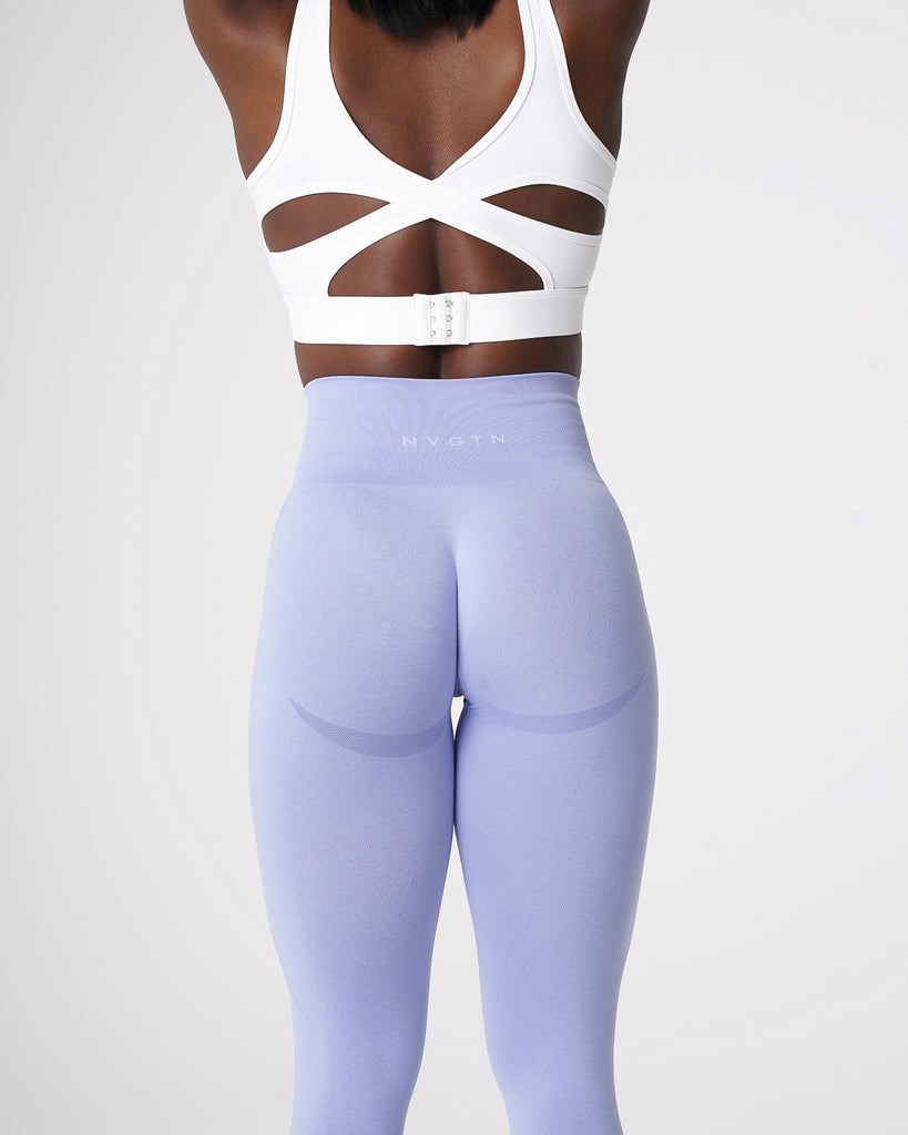 NVGTN Contour Seamless Leggings Periwinkle | 70956QDRT