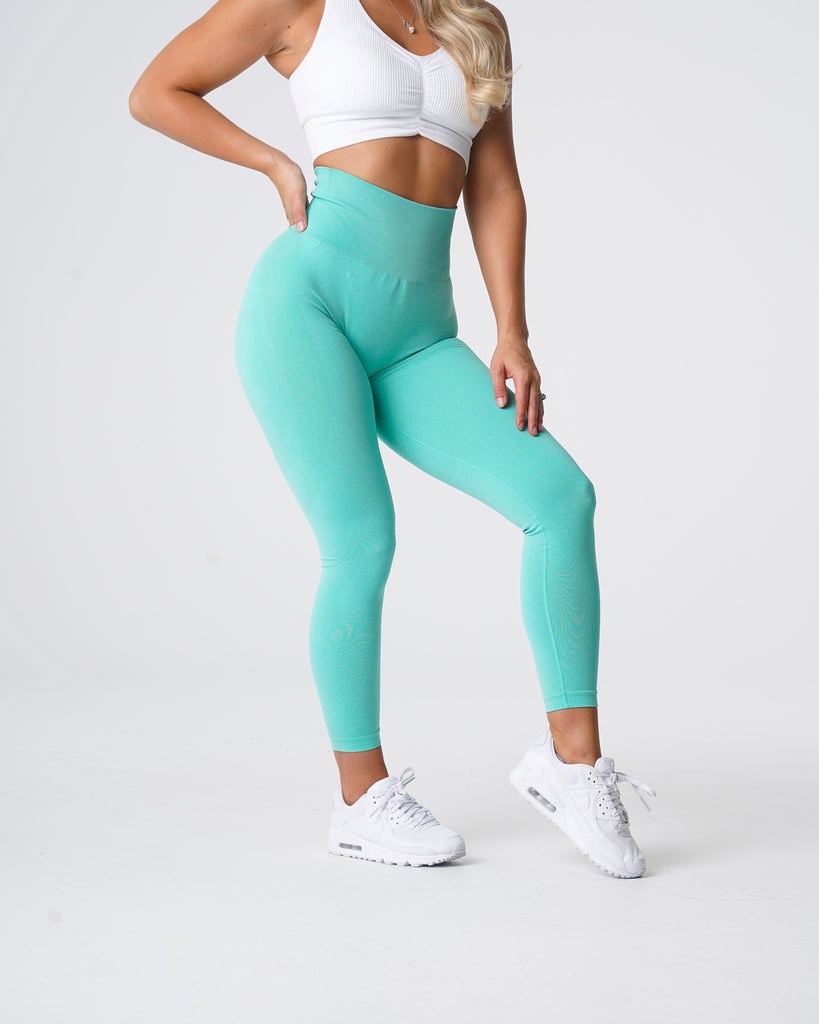 NVGTN Contour Seamless Leggings Verde Menta | 23801CXWA