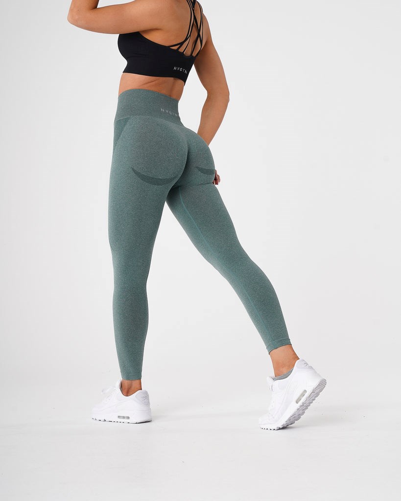 NVGTN Contour Seamless Leggings Verdes | 58627IRGP