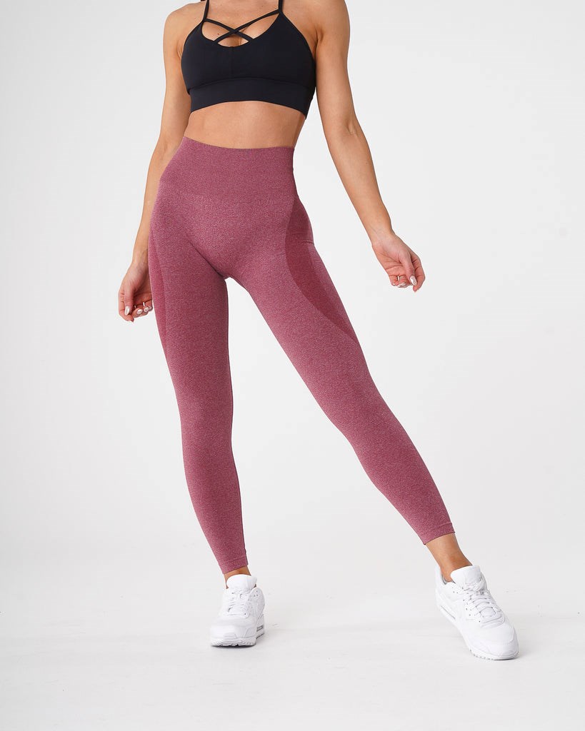 NVGTN Contour Seamless Leggings Vino Granate | 30892PXNM