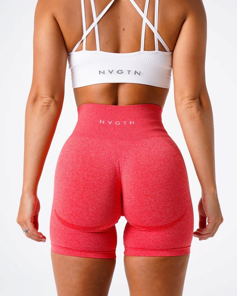 NVGTN Contour Seamless Shorts Candy Apple | 94087GJOV