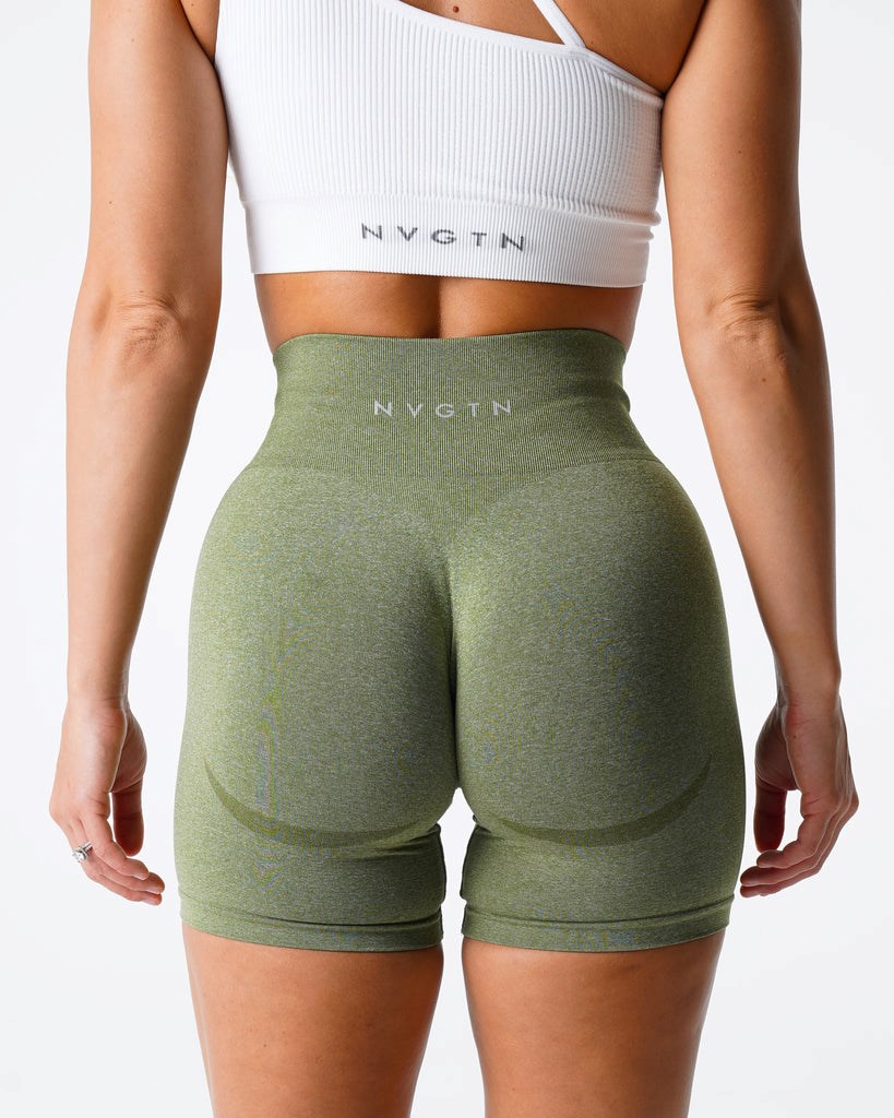 NVGTN Contour Seamless Shorts Meadow | 72689YJPF