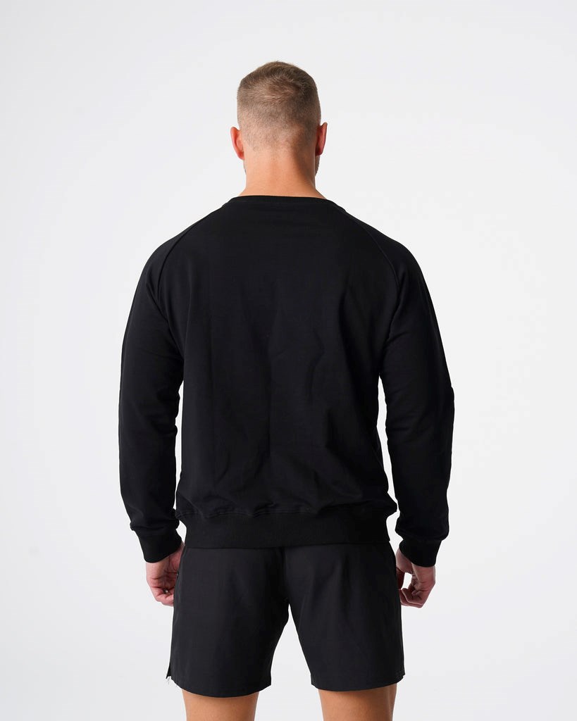 NVGTN Crew Neck Sweatshirt Negros | 90853NZMQ