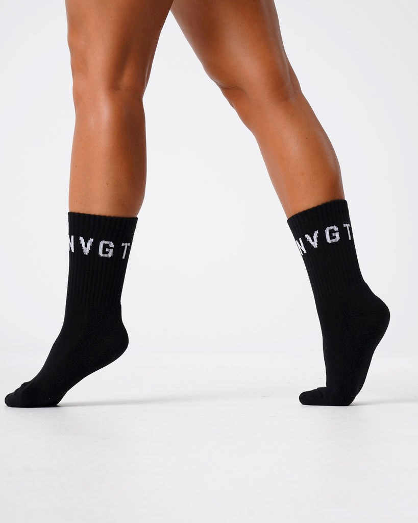 NVGTN Crew Socks Negros | 73528XCGP