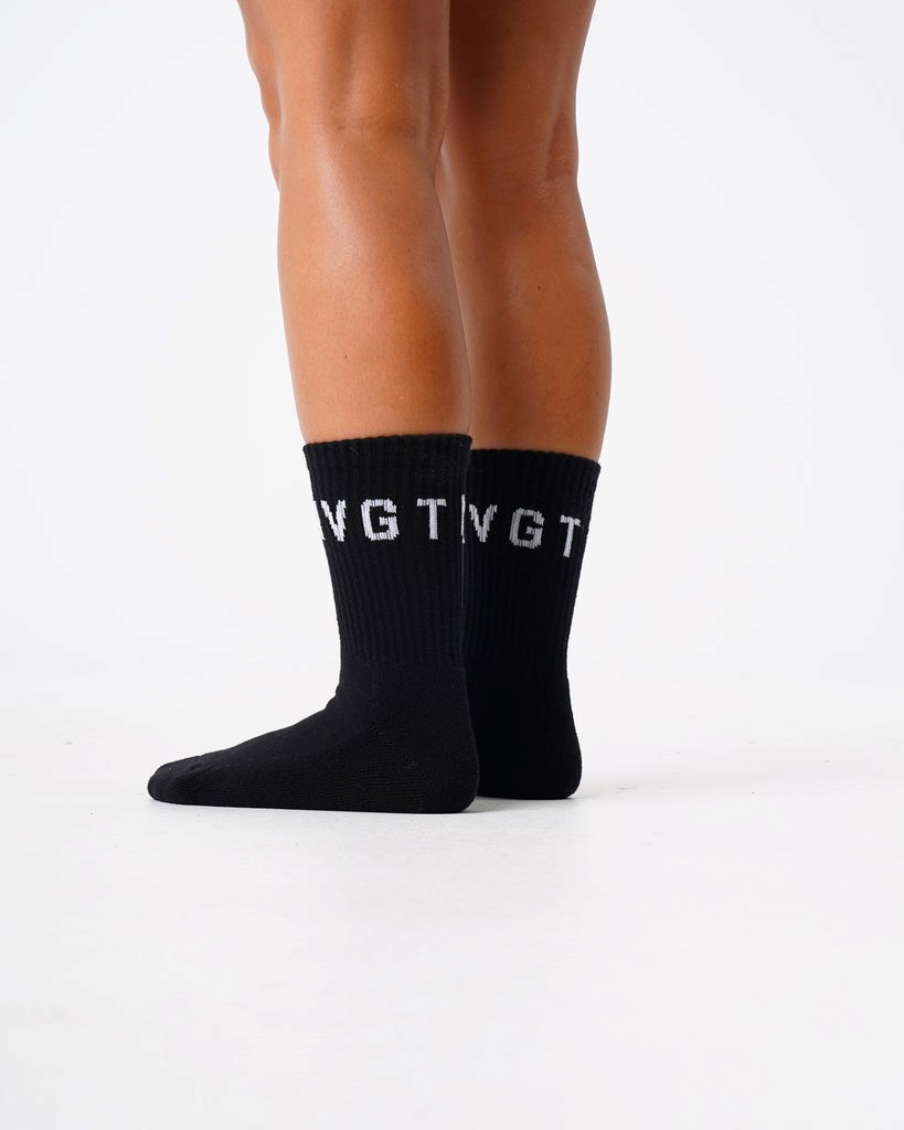 NVGTN Crew Socks Negros | 73528XCGP