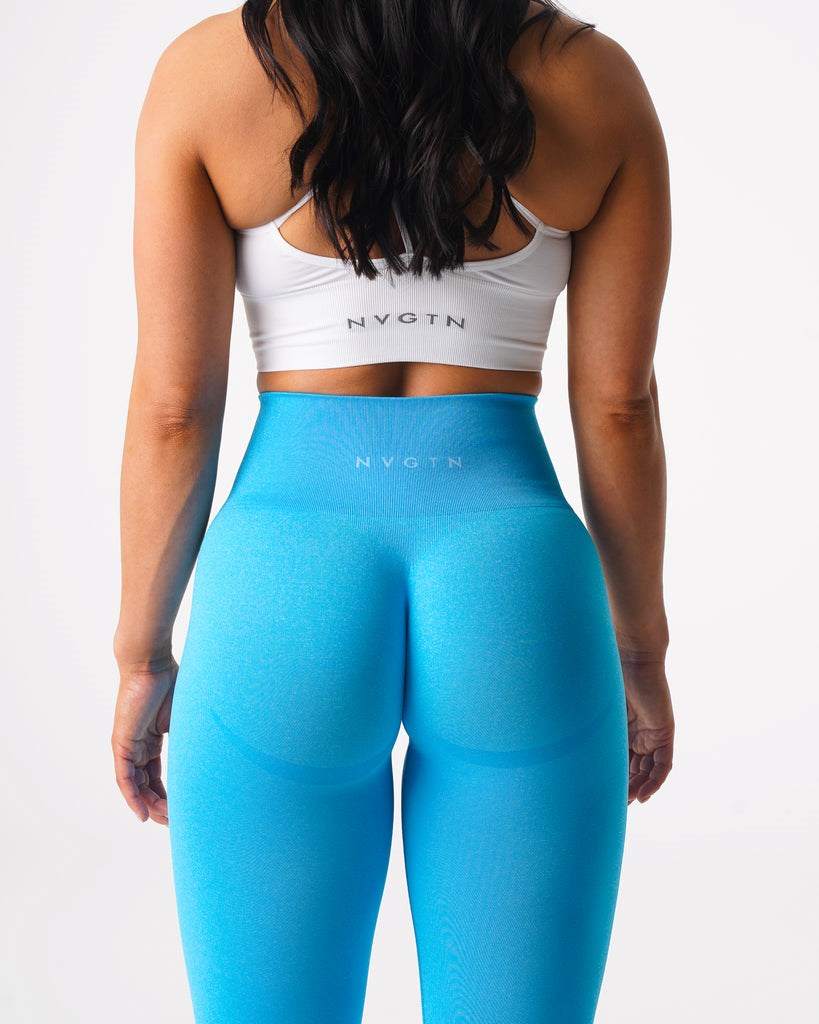 NVGTN Curve Seamless Leggings Aqua | 26795TUNS