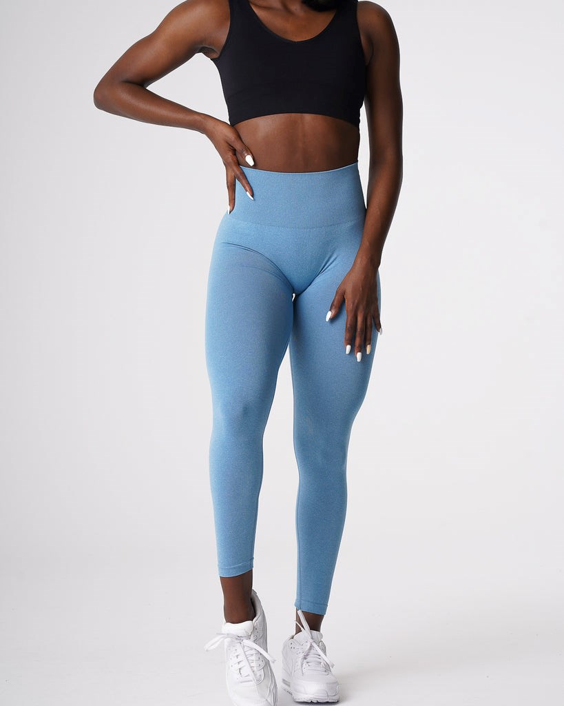 NVGTN Curve Seamless Leggings Azules | 59340LTFI