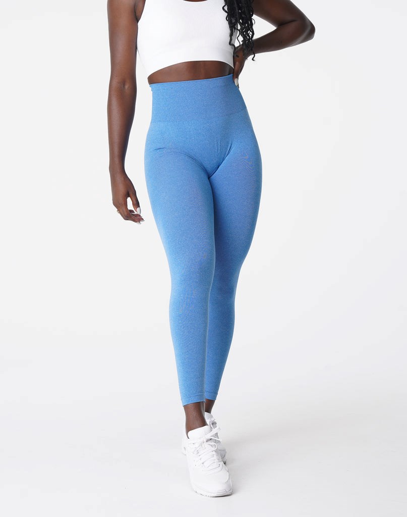 NVGTN Curve Seamless Leggings Azules | 80692REPT