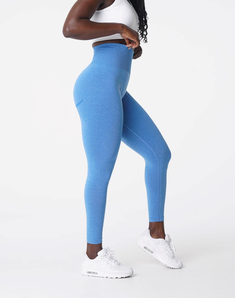 NVGTN Curve Seamless Leggings Azules | 80692REPT