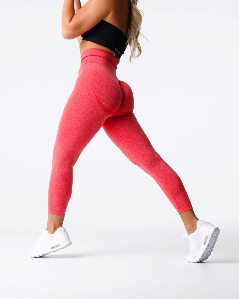 NVGTN Curve Seamless Leggings Candy Apple | 34860CTDU