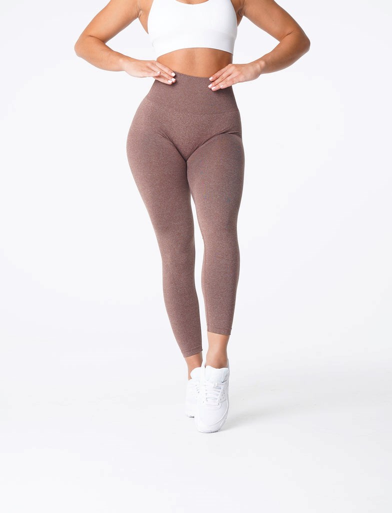 NVGTN Curve Seamless Leggings Cocoa | 92815CQDB