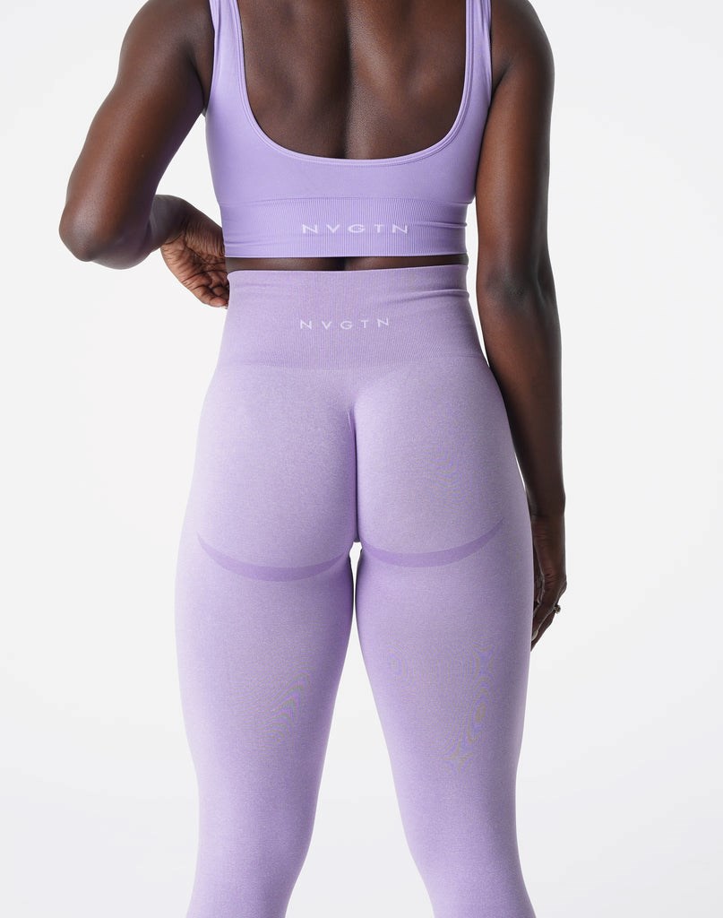 NVGTN Curve Seamless Leggings Lilac | 98647JQBY