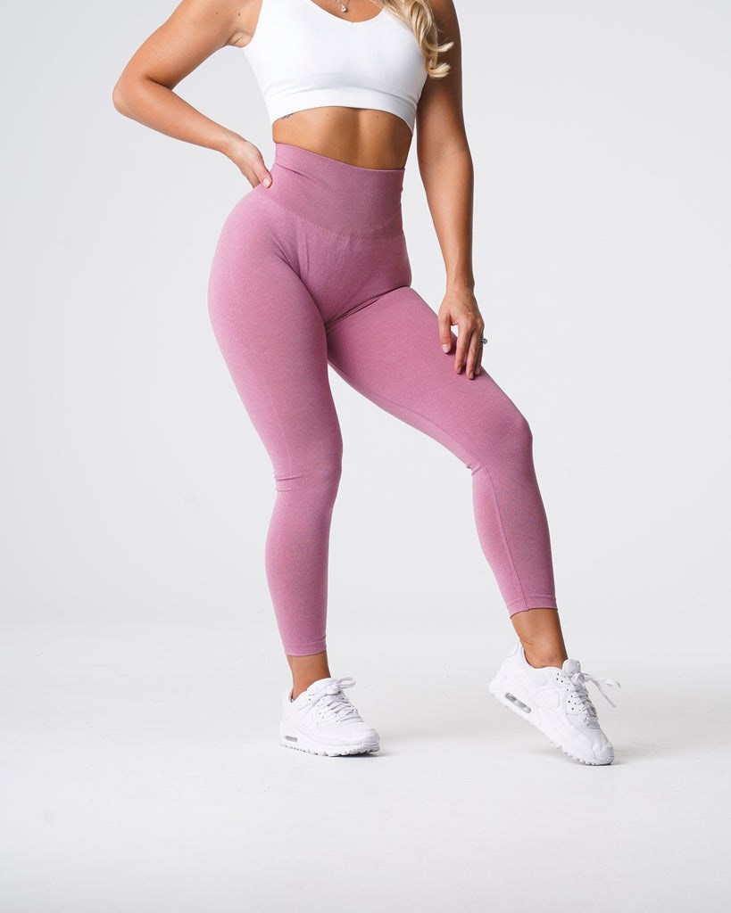 NVGTN Curve Seamless Leggings Rosas | 75213VUOP