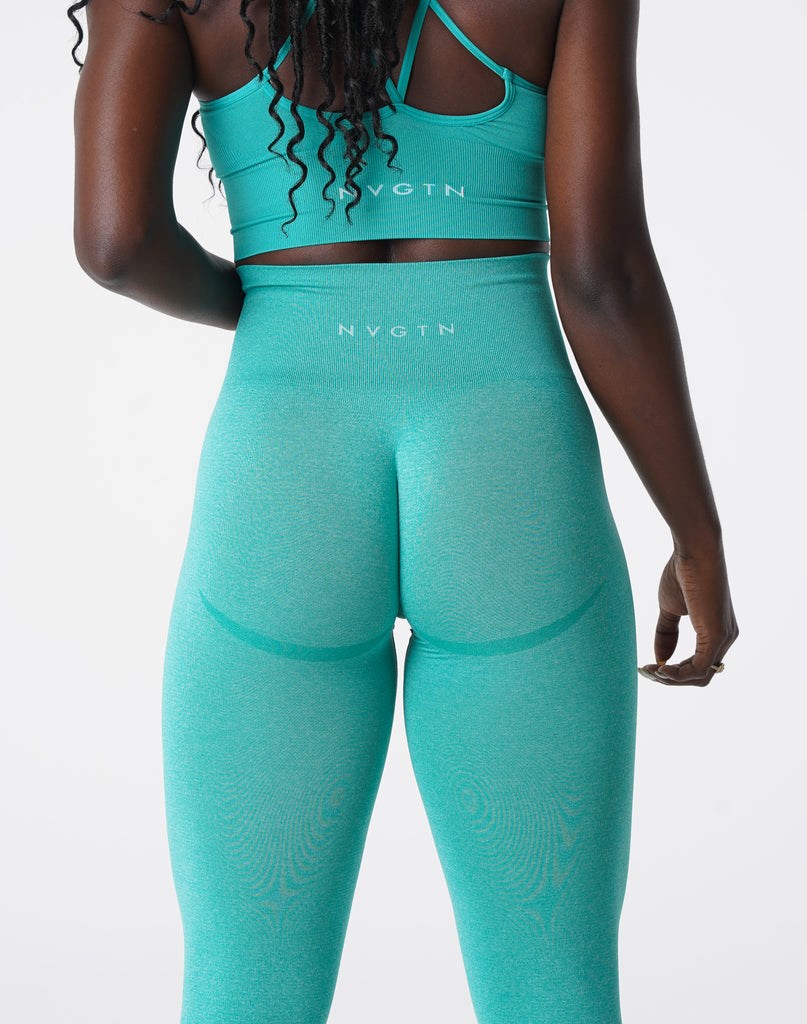 NVGTN Curve Seamless Leggings Turquesa | 41972BSOL