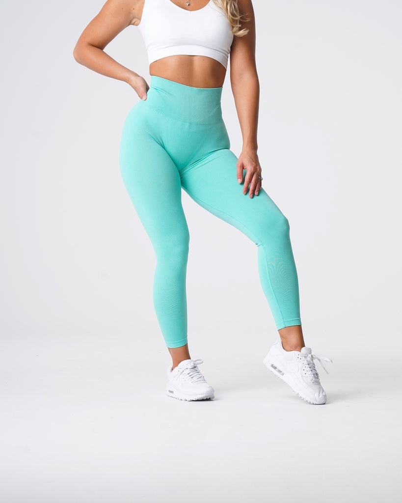 NVGTN Curve Seamless Leggings Verde Menta | 09138EPTC