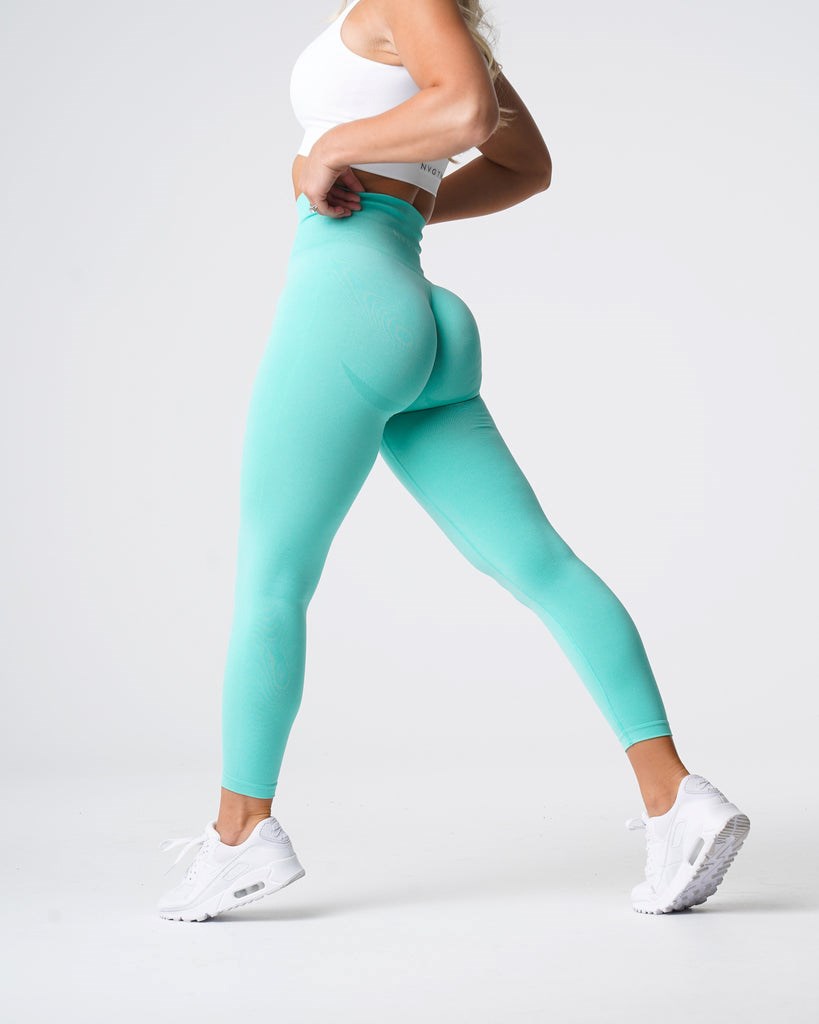 NVGTN Curve Seamless Leggings Verde Menta | 09138EPTC