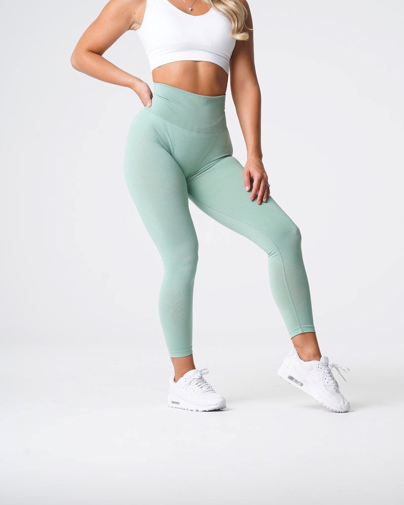 NVGTN Curve Seamless Leggings Verdes | 96210NHXI