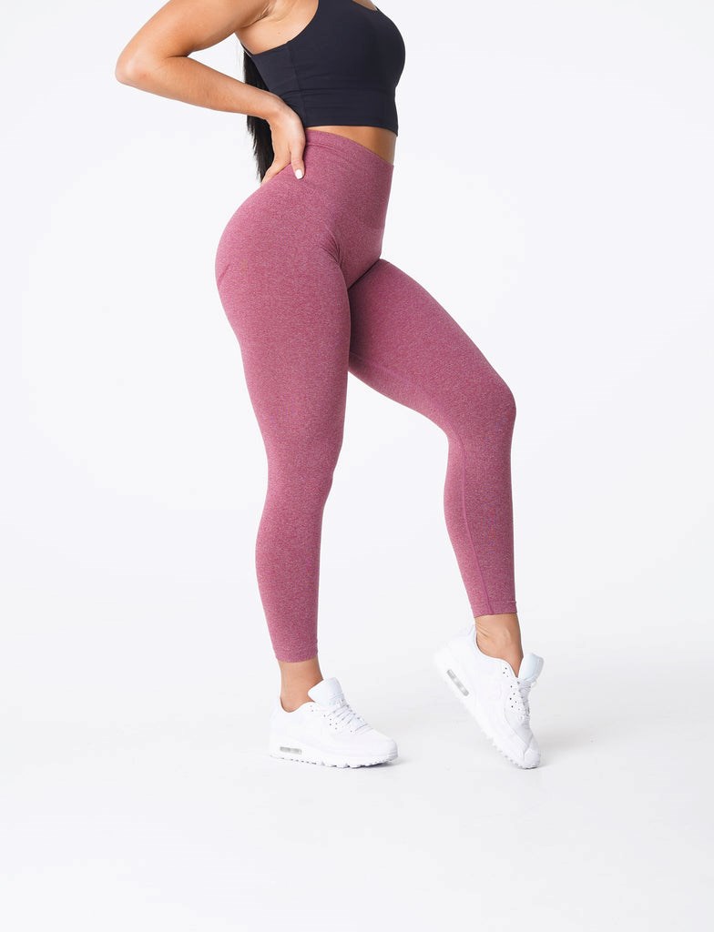 NVGTN Curve Seamless Leggings Vino Granate | 95672RVIU