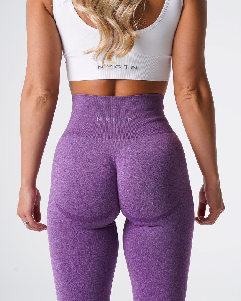 NVGTN Curve Seamless Leggings Violet | 52480WVHI