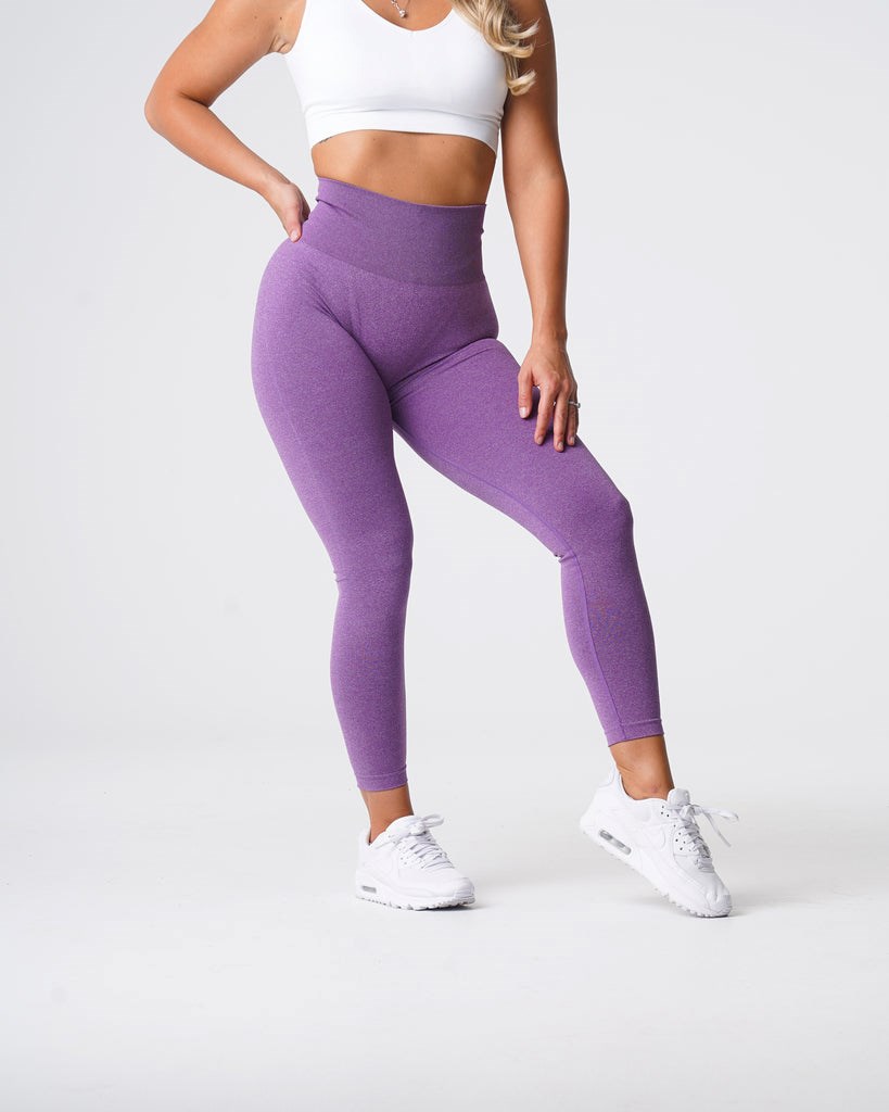 NVGTN Curve Seamless Leggings Violet | 52480WVHI