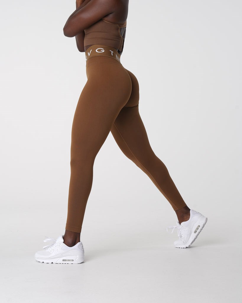 NVGTN Deporte Seamless Leggings Mocha | 91802ZNAE