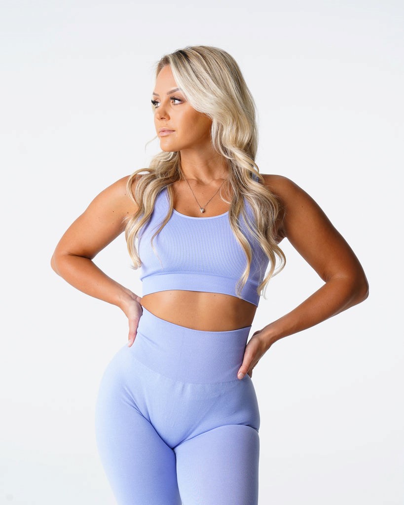 NVGTN Desire Acanalado Seamless Bra Periwinkle | 51094NBRQ