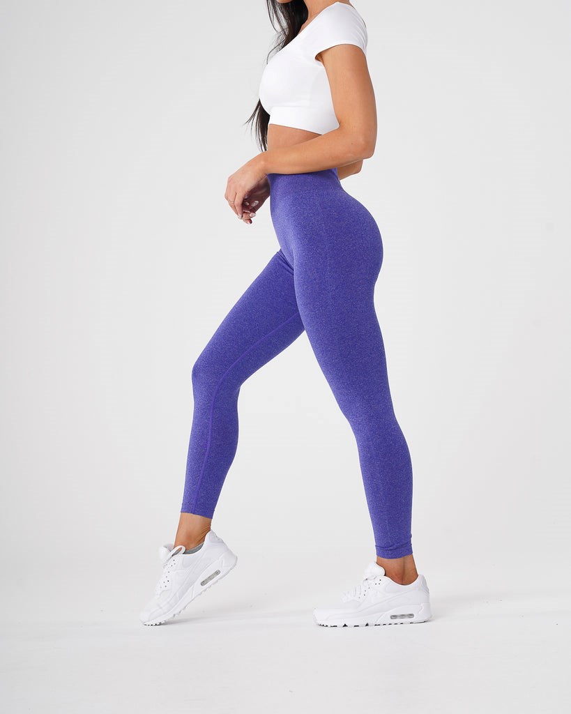 NVGTN Electric Blue NV Seamless Leggings Azules | 36589PQNA