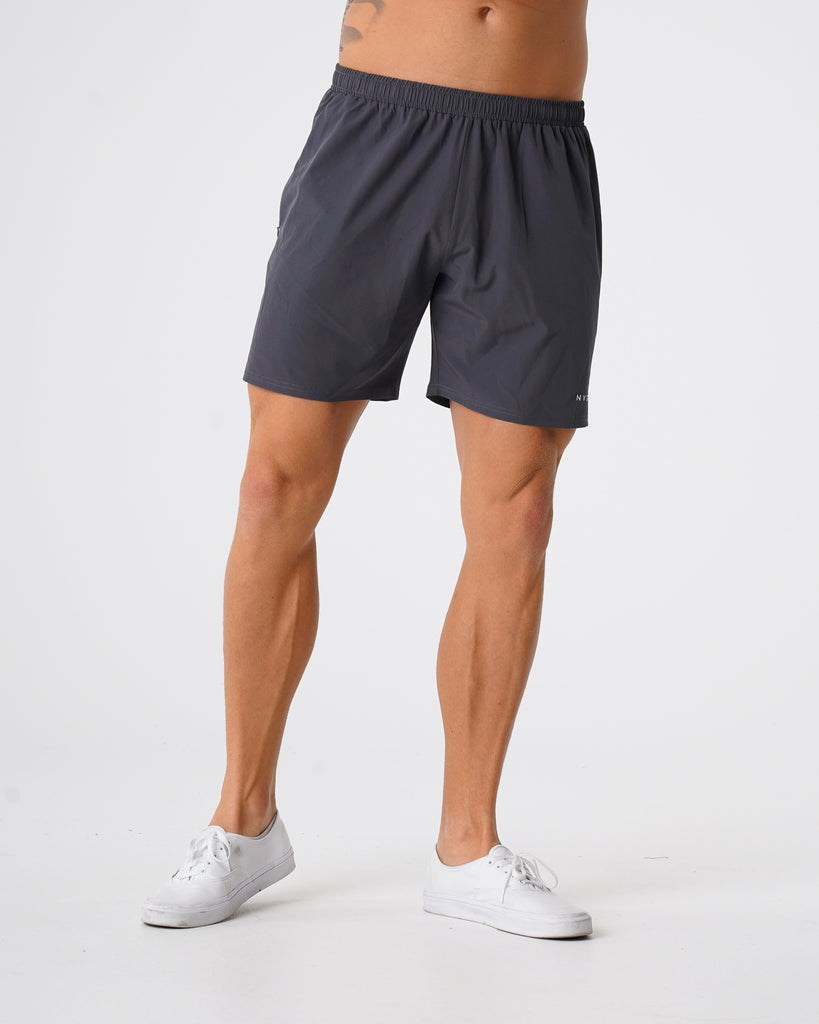 NVGTN Flex Shorts Charcoal | 17065RVHW