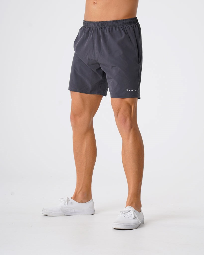 NVGTN Flex Shorts Charcoal | 17065RVHW