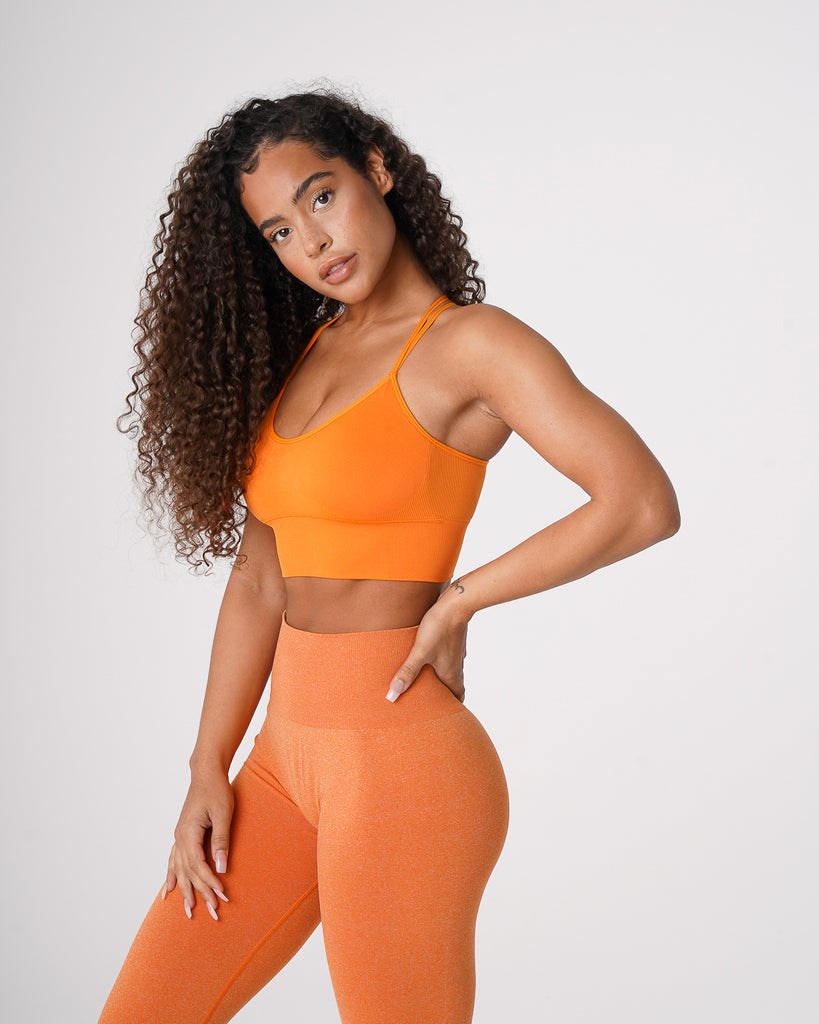 NVGTN Flourish Seamless Bra Clementine | 25781OUIE