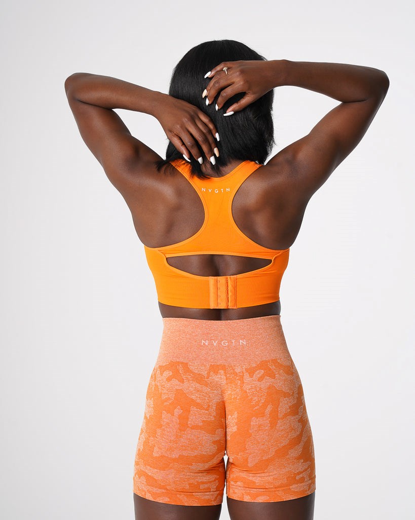 NVGTN Ignite Seamless Bra Tangerine | 84291ABOM