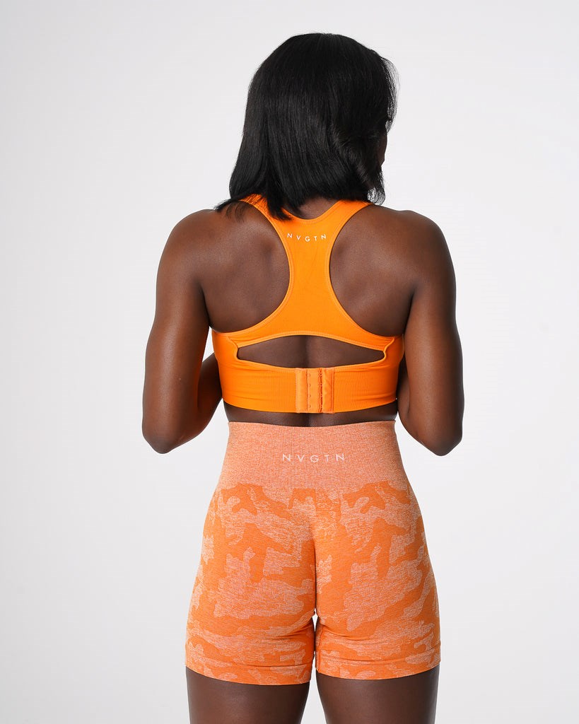 NVGTN Ignite Seamless Bra Tangerine | 84291ABOM