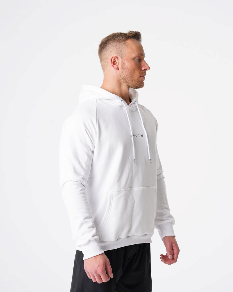 NVGTN Lounge Hoodie Blancos | 49186ZUXO