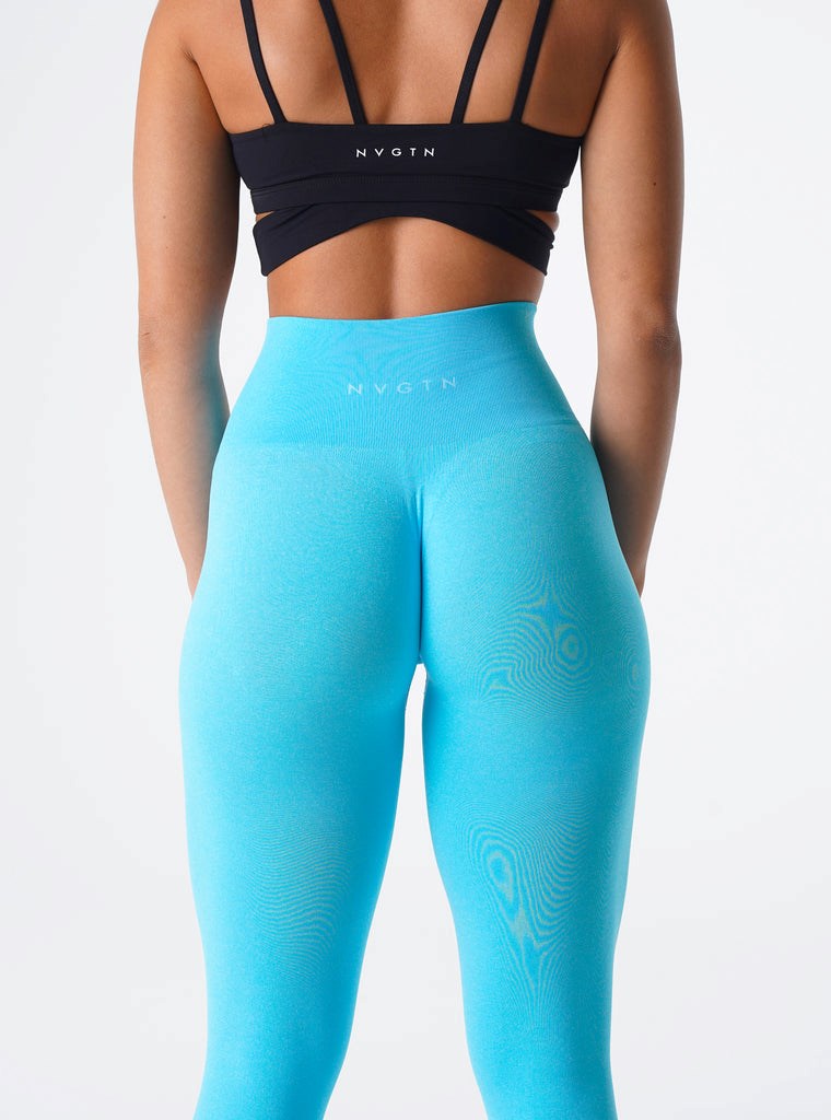 NVGTN NV Seamless Leggings Aqua | 25610RTEC