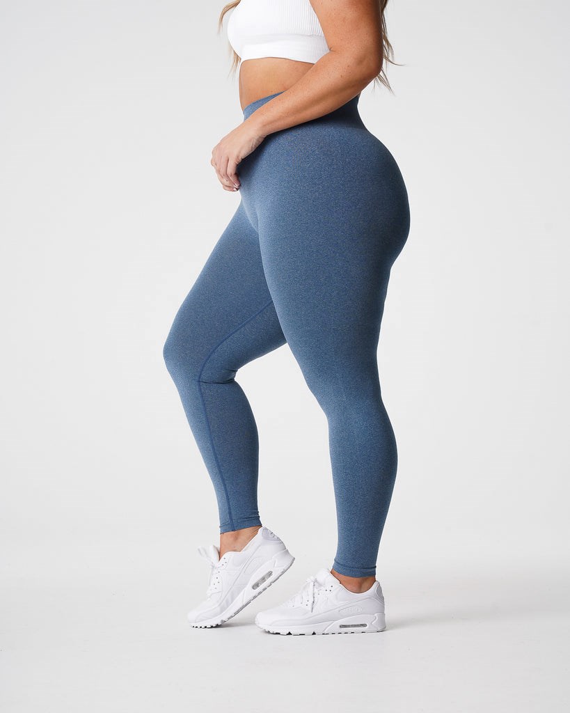 NVGTN NV Seamless Leggings Azules | 57384QZMR