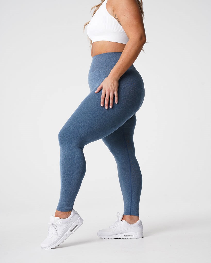 NVGTN NV Seamless Leggings Azules | 57384QZMR