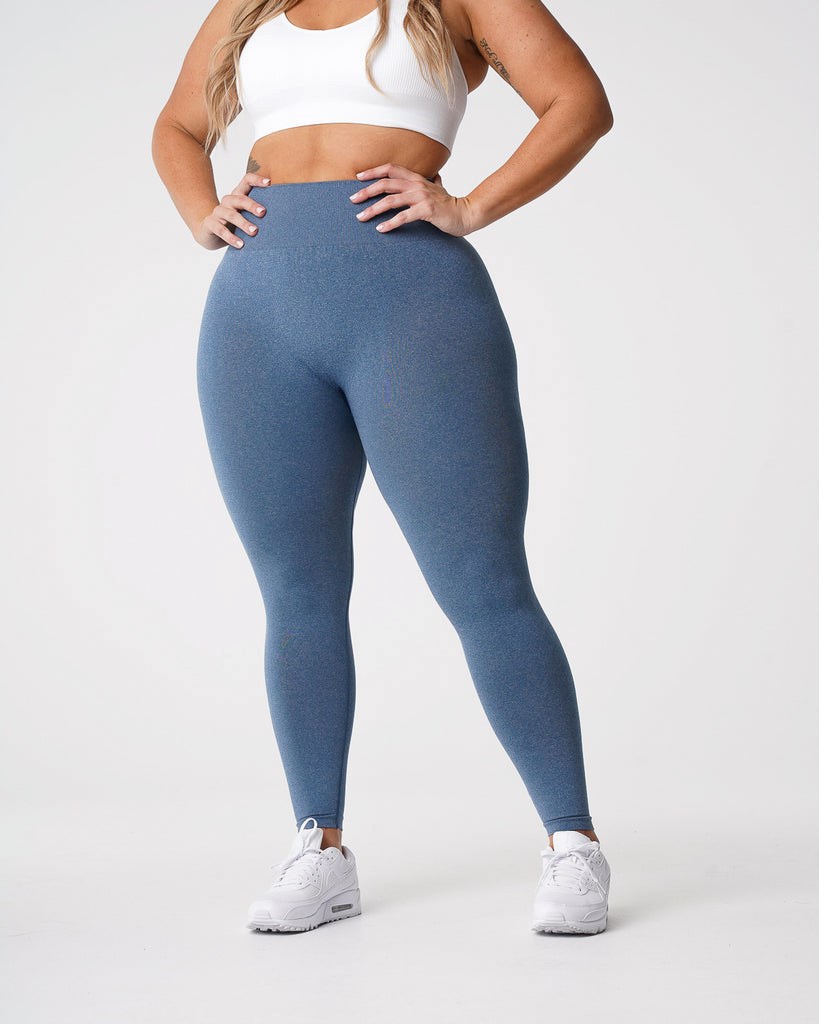 NVGTN NV Seamless Leggings Azules | 57384QZMR