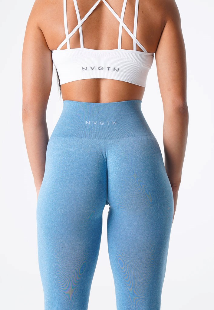 NVGTN NV Seamless Leggings Azules | 96832VRNK