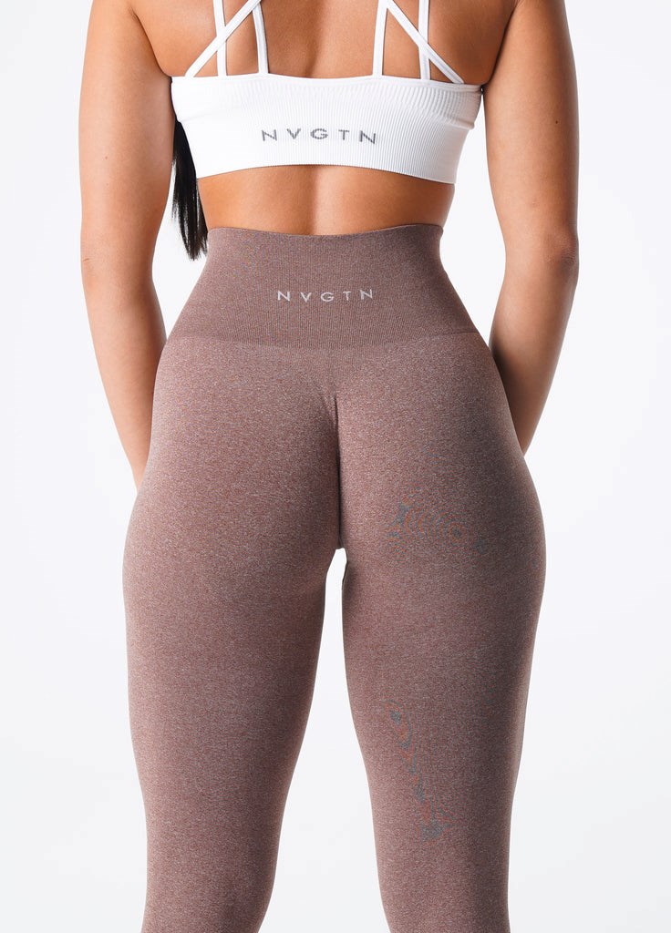 NVGTN NV Seamless Leggings Cocoa | 30925CUSM