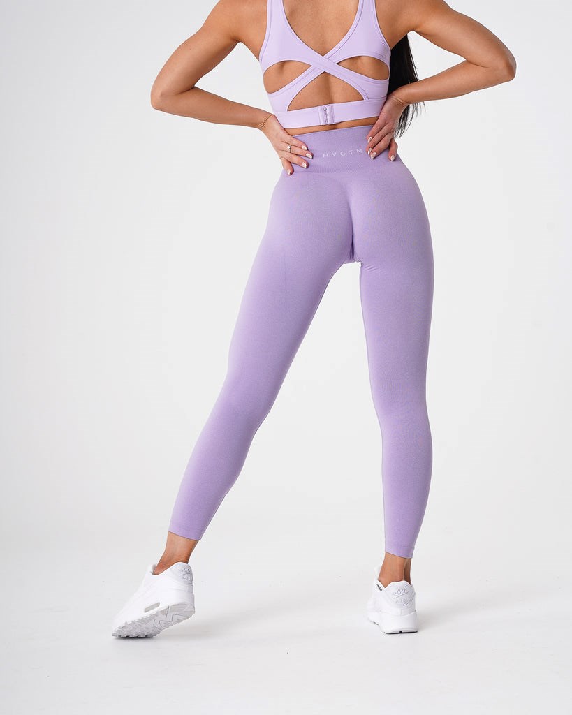 NVGTN NV Seamless Leggings Lilac | 52367FMRY